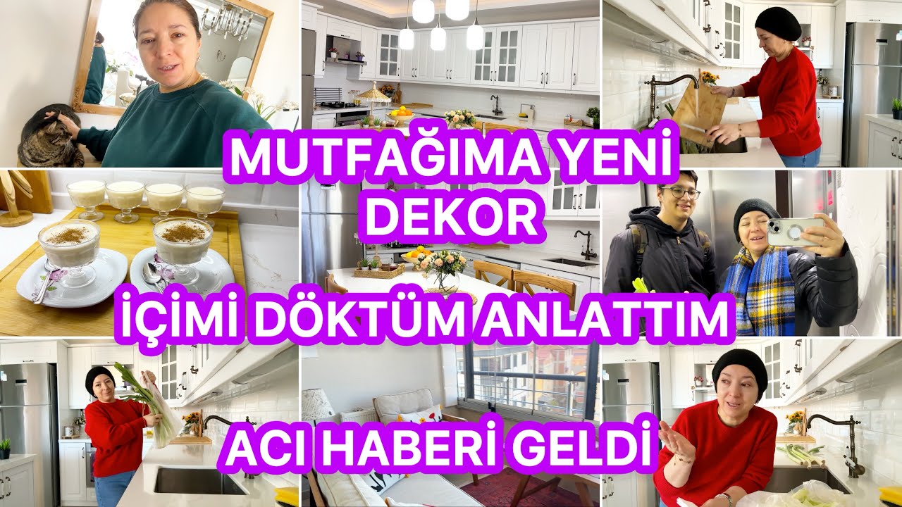 ACI HABERİ GELDİ‼️YENİ MUTFAK DEKORUM‼️EVİ DAĞITTIM‼️SİZCE NASIL OLMUŞ‼️İ&Ccedil;İMİ D&Ouml;KT&Uuml;M‼️HALLETTİM🤌🏼