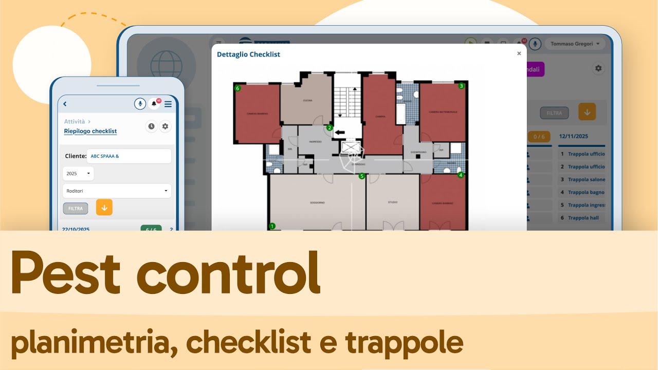 Modulo Pest Control: digitalizza la gestione infestanti e ispezioni | Geoclever
