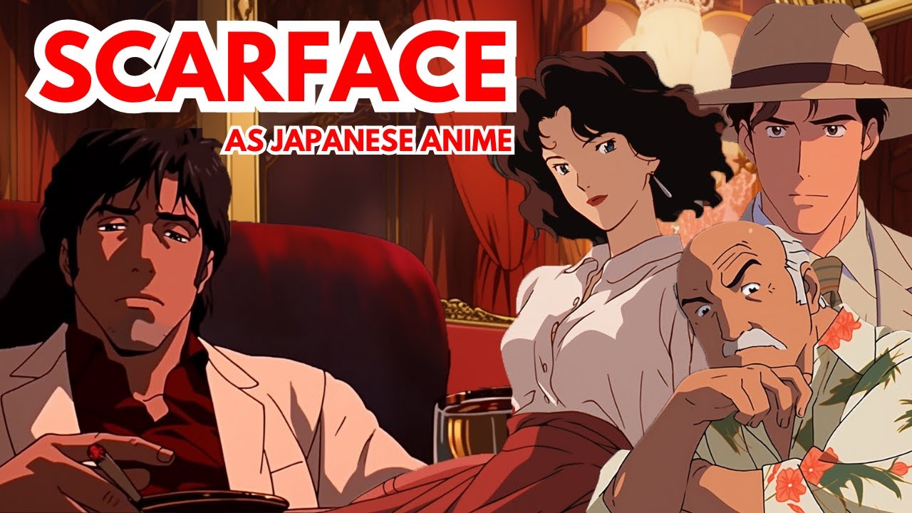 Scarface directed by Brian De Palma as Japanese Anime | AI Story | Imagine 
