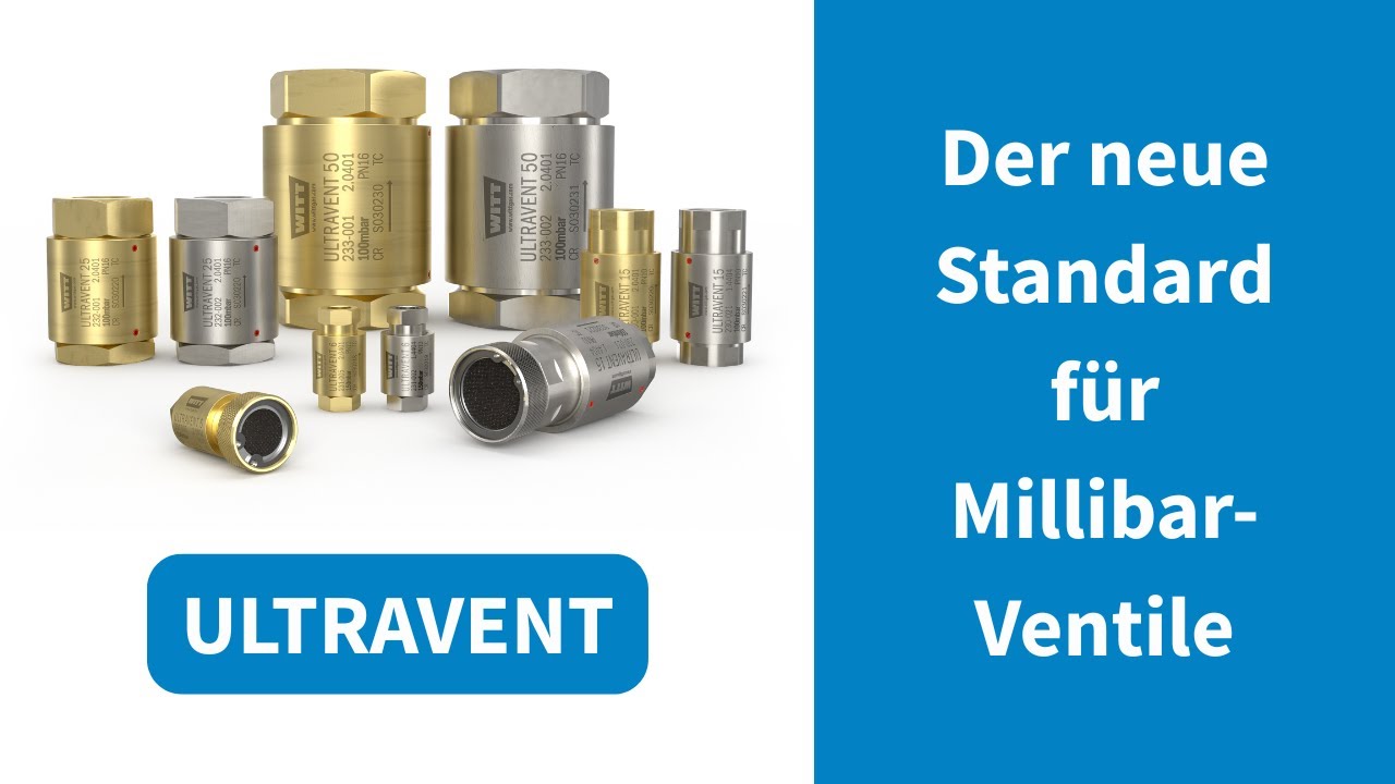 ULTRAVENT &ndash; Millibar-Ventile f&uuml;r Gase: Pr&auml;zise Druckkontrolle von 5 bis 500 mbar