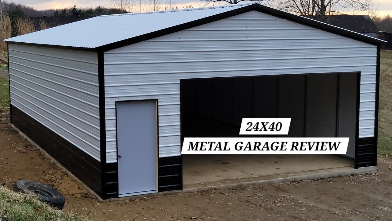 24X40 Metal Building/Garage Review
