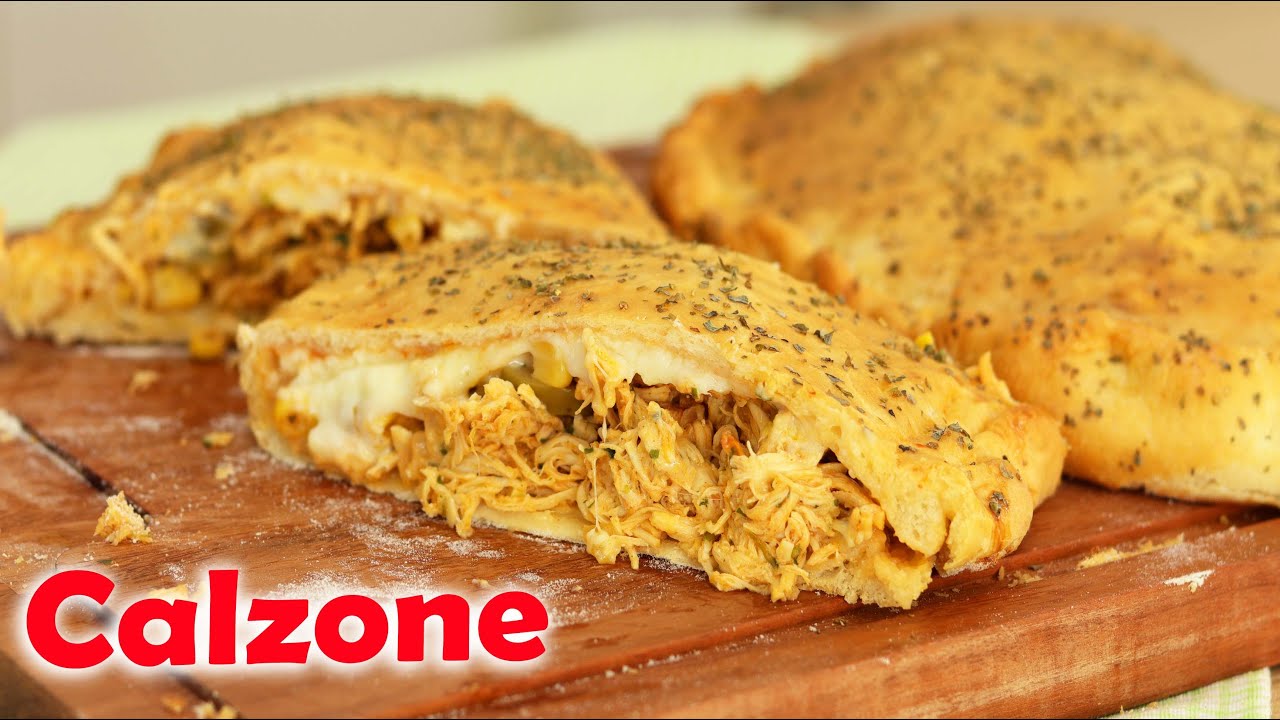 CALZONE DE FRANGO CREMOSO OU PASTELÃO DE FRANGO-MASSA ULTRA MACIA E SABOROSA- LANCHÃO- DIKA DA NAKA