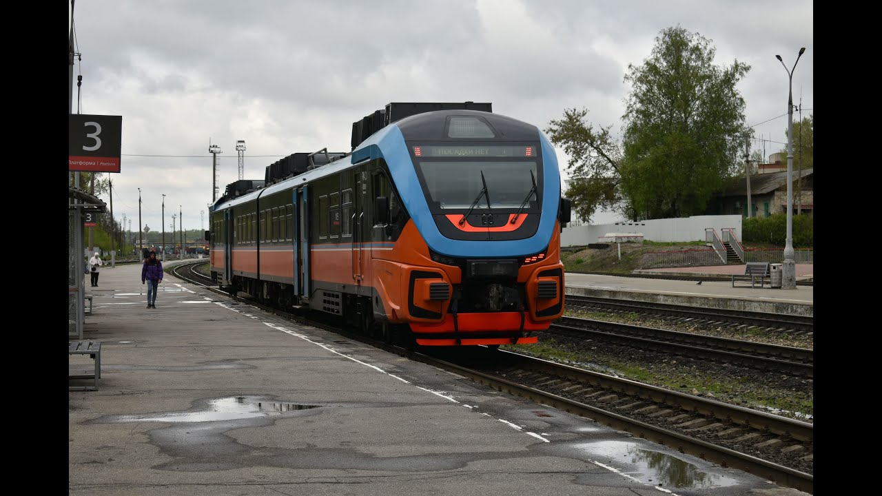 Вид из окна поезда по маршруту: Павелецкий вокзал - Узловая - 1