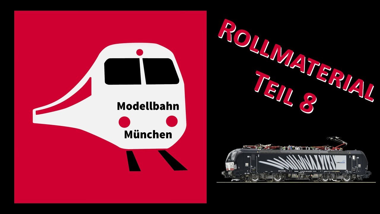 H0 Modelleisenbahn München - Rollende Landstraße mit E-Lok 193 664-0 Lokomotion