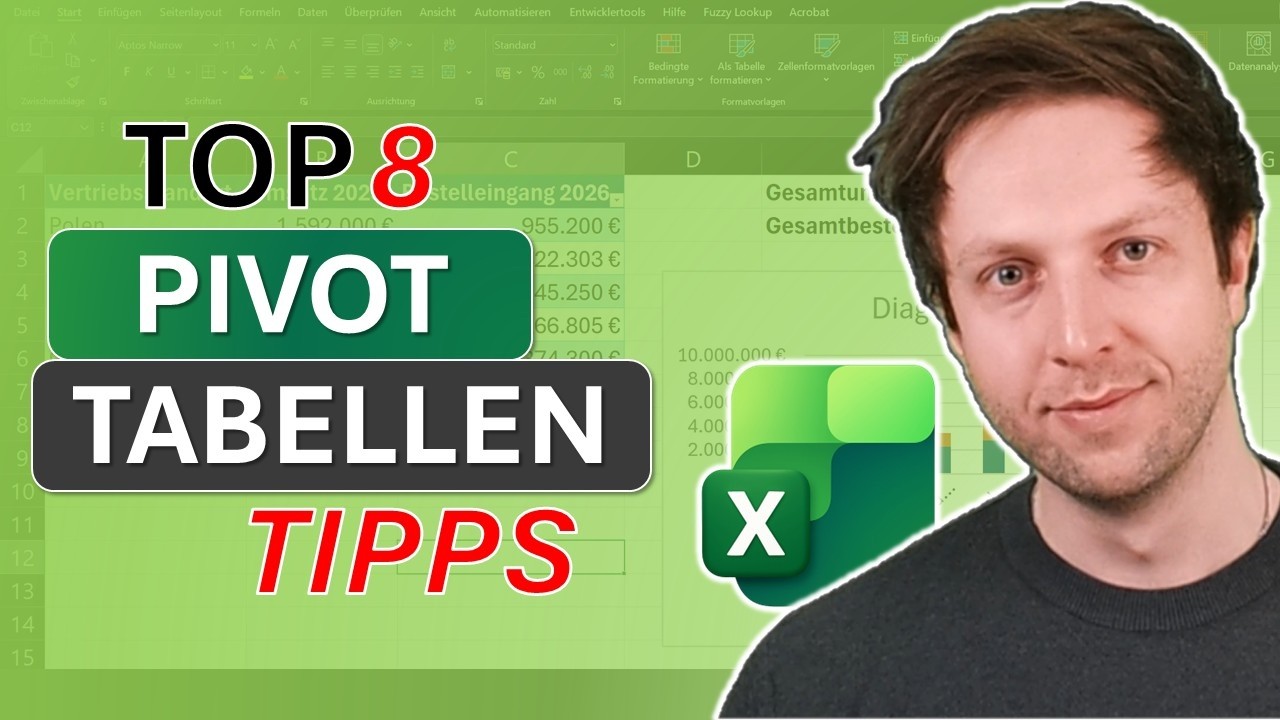 Diese 8 PIVOT-TABELLEN TRICKS kennen die meisten nicht!