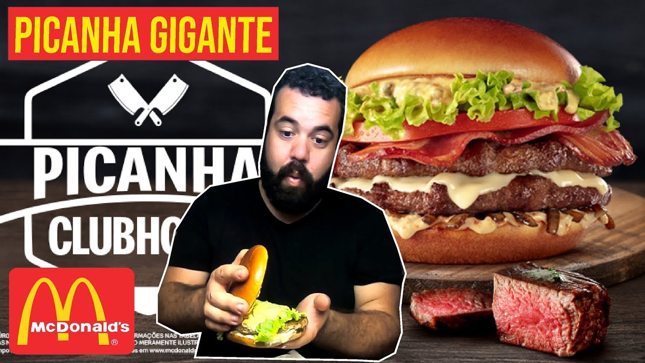 Experimentamos o novo PICANHA CLUB HOUSE do McDonald's