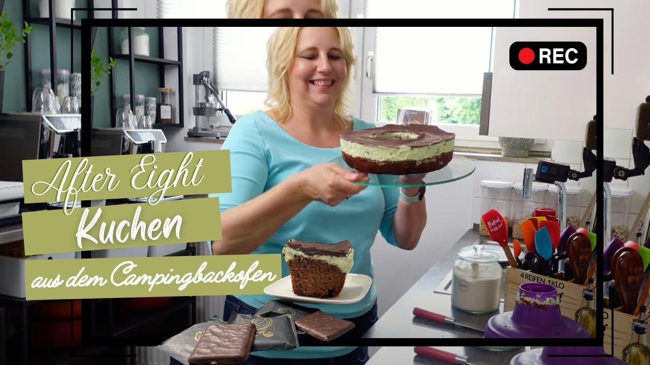 After Eight Kuchen aus dem Omnia Campingbackofen