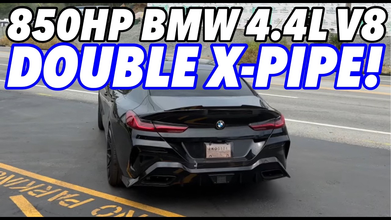 850 л.с. BMW M850i ​​4.4L Twin Turbo V8 с DOUBLE X-PIPE!
