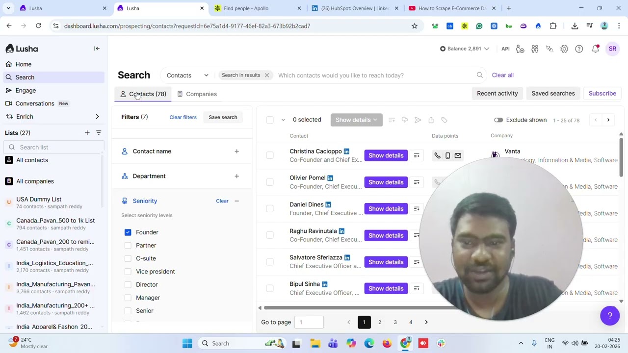 How to Use Lusha to Build Targeted B2B Contact Lists | Lusha Lead Generation (2026)