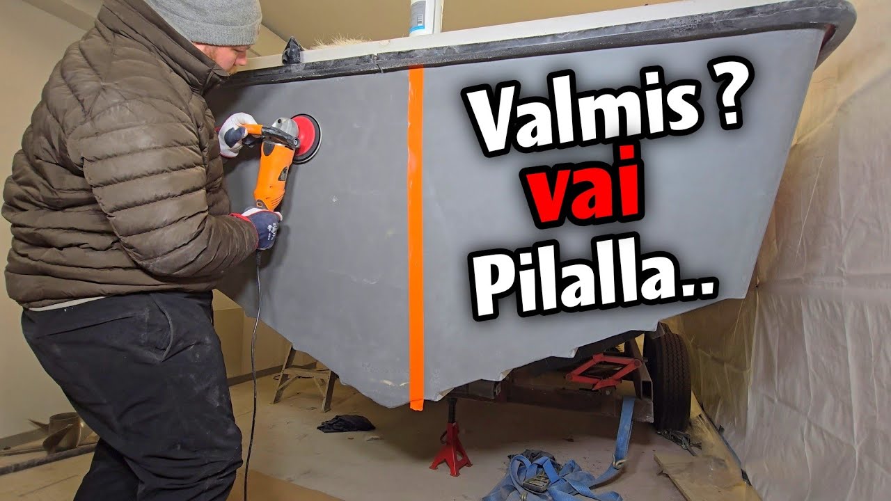 Smuggler-veneen Peräpeili useiden tuntien työn jälkeen - Valmis vai Pilalla?