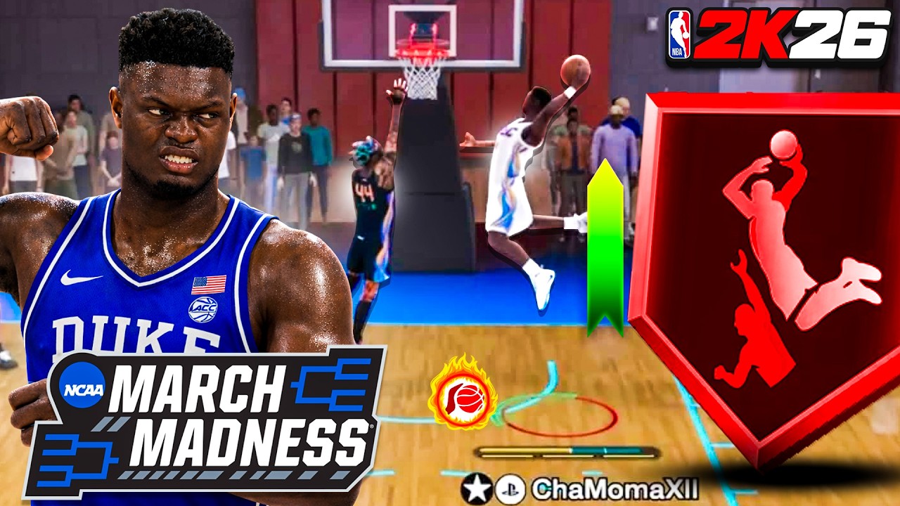 This DUKE ZION WILLIAMSON BUILD is a ATHLETIC BULLY on NBA 2K26! INSANE CONTACT DUNKS
