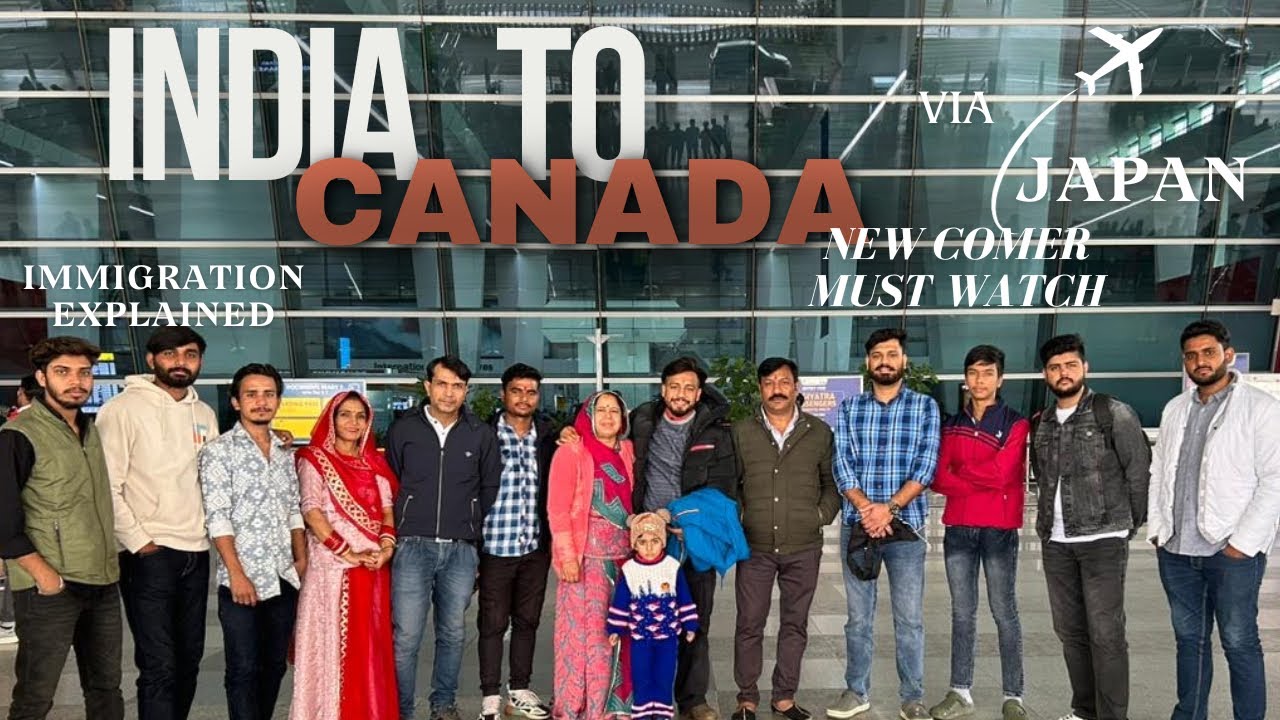 INDIA 🇮🇳  TO CANADA 🇨🇦  VLOG || IMMIGRATION PROCESS EXPLAINED || UDAY RAJPUT ||