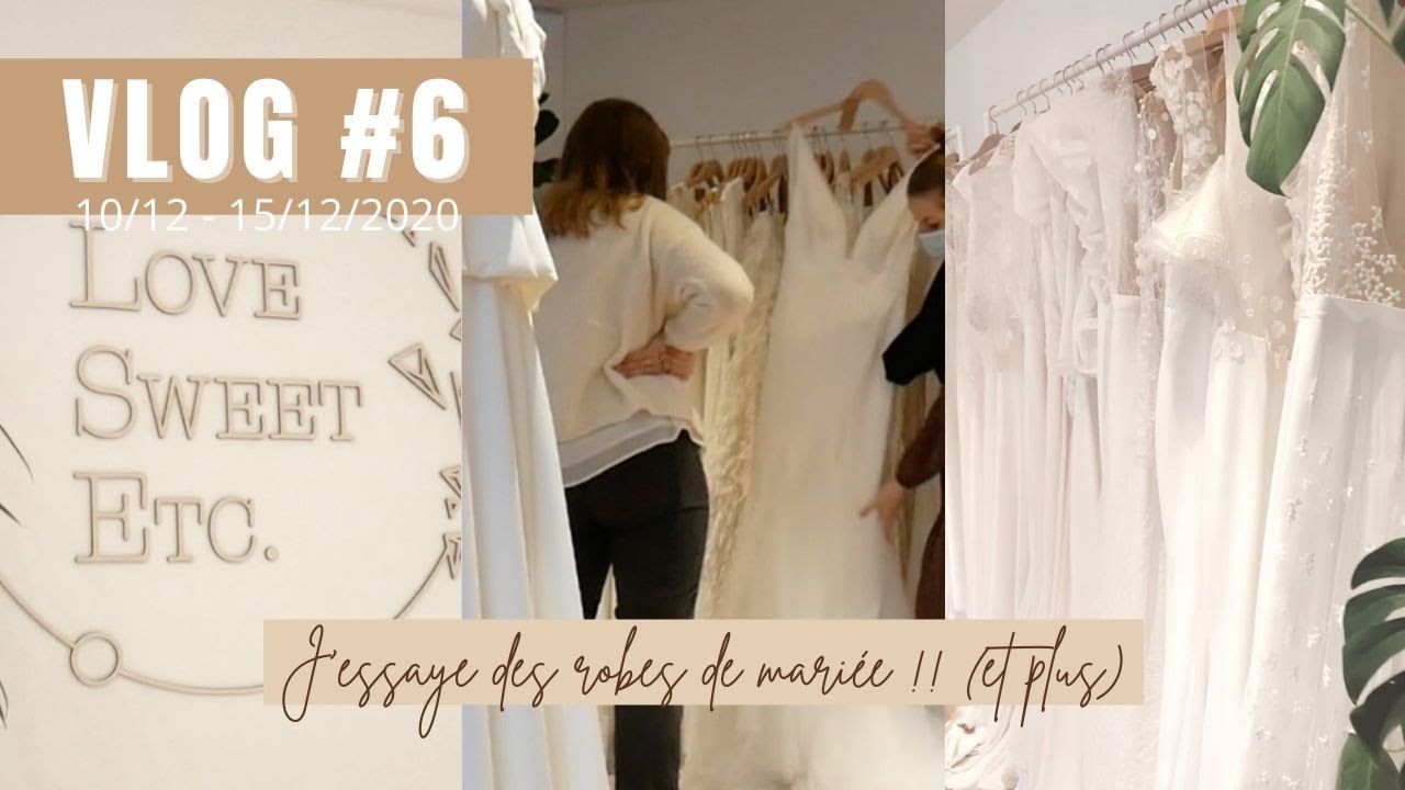 J'ESSAIE DES ROBES DE MARIÉE !! 👰🏼 ✨ (et plus) - Vlog #6