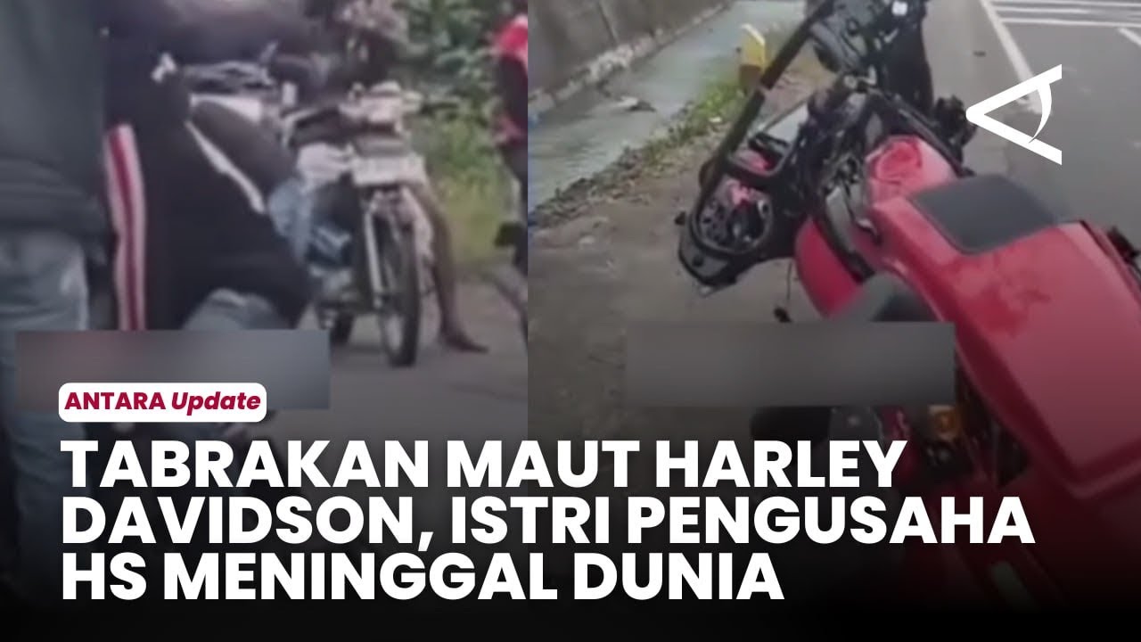 Tragis! Harley Davidson bertabrakan dengan Jupiter MX