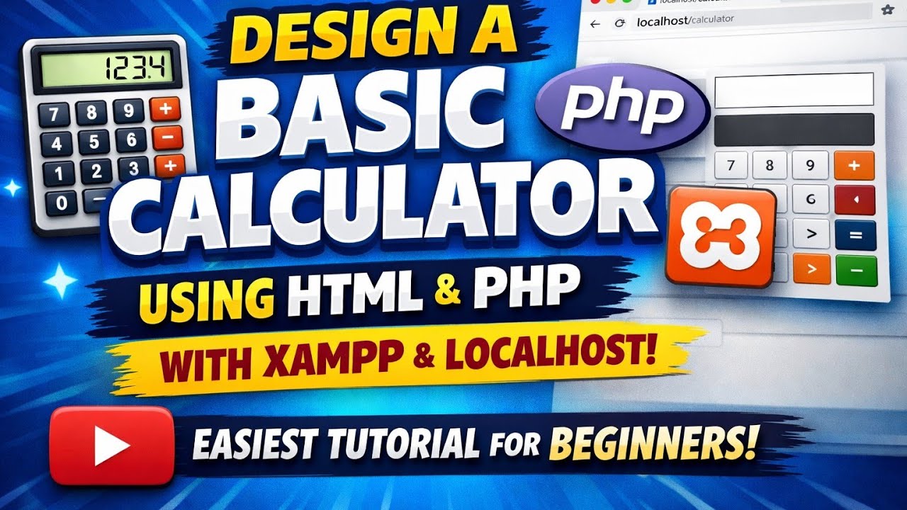 How to design a basic calculator using html and php 