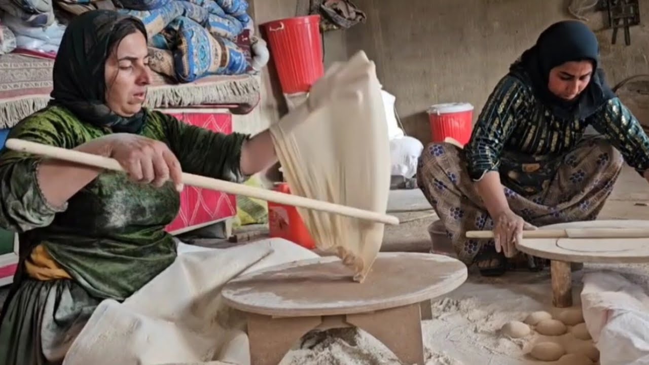 A peaceful life in the village; with kind neighbors and traditional bread