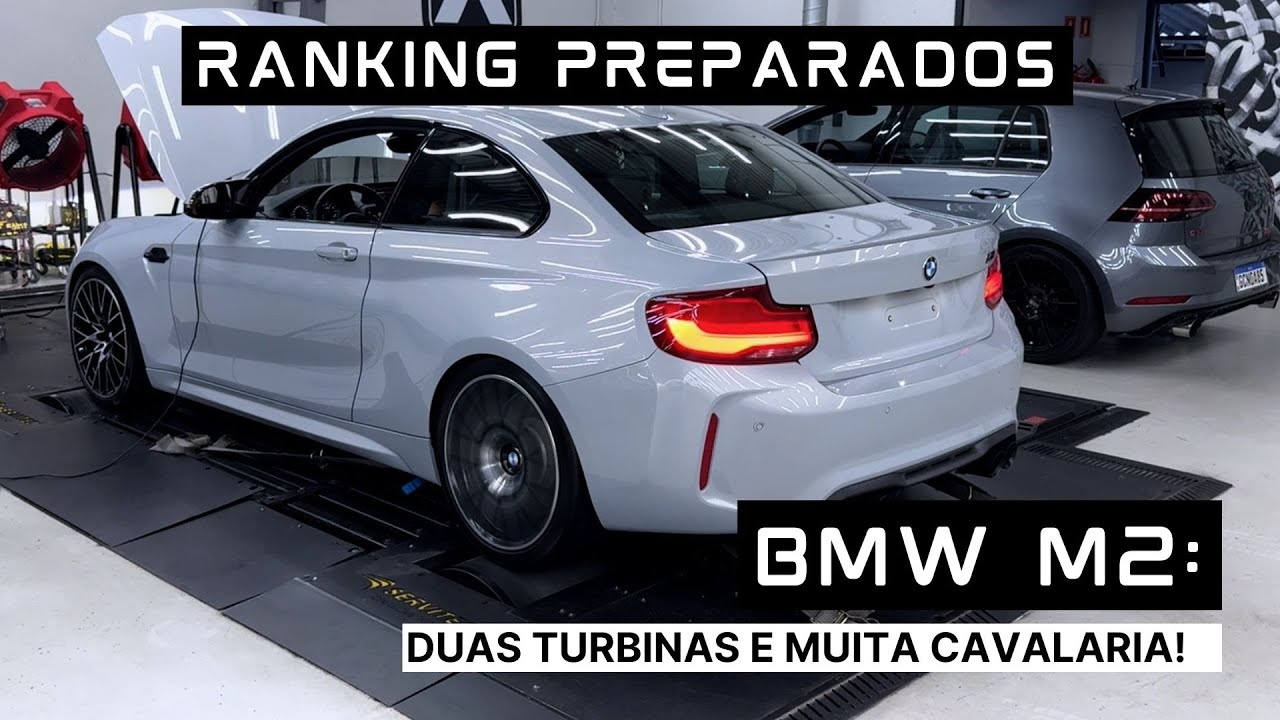 O dobro ou nada?! Se liga como um BMW M2 dobrou a potência original, no dinamômetro