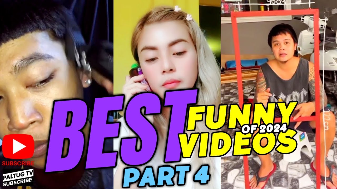 😂 Best Funny Videos of 2024 PART4 try not to laugh | PALTUG TV (reaction video)