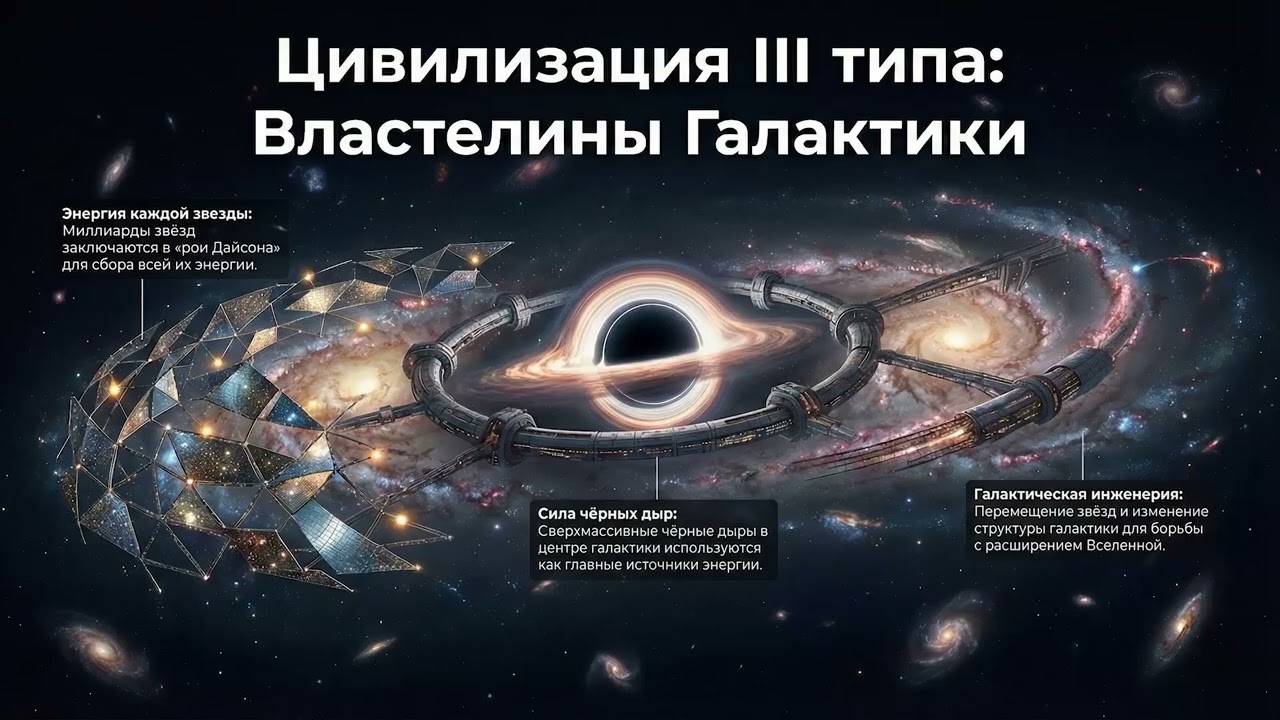 Цивилизация III типа: Как стать властелином Галактики? | Шкала Кардашева | Где все инопланетяне?
