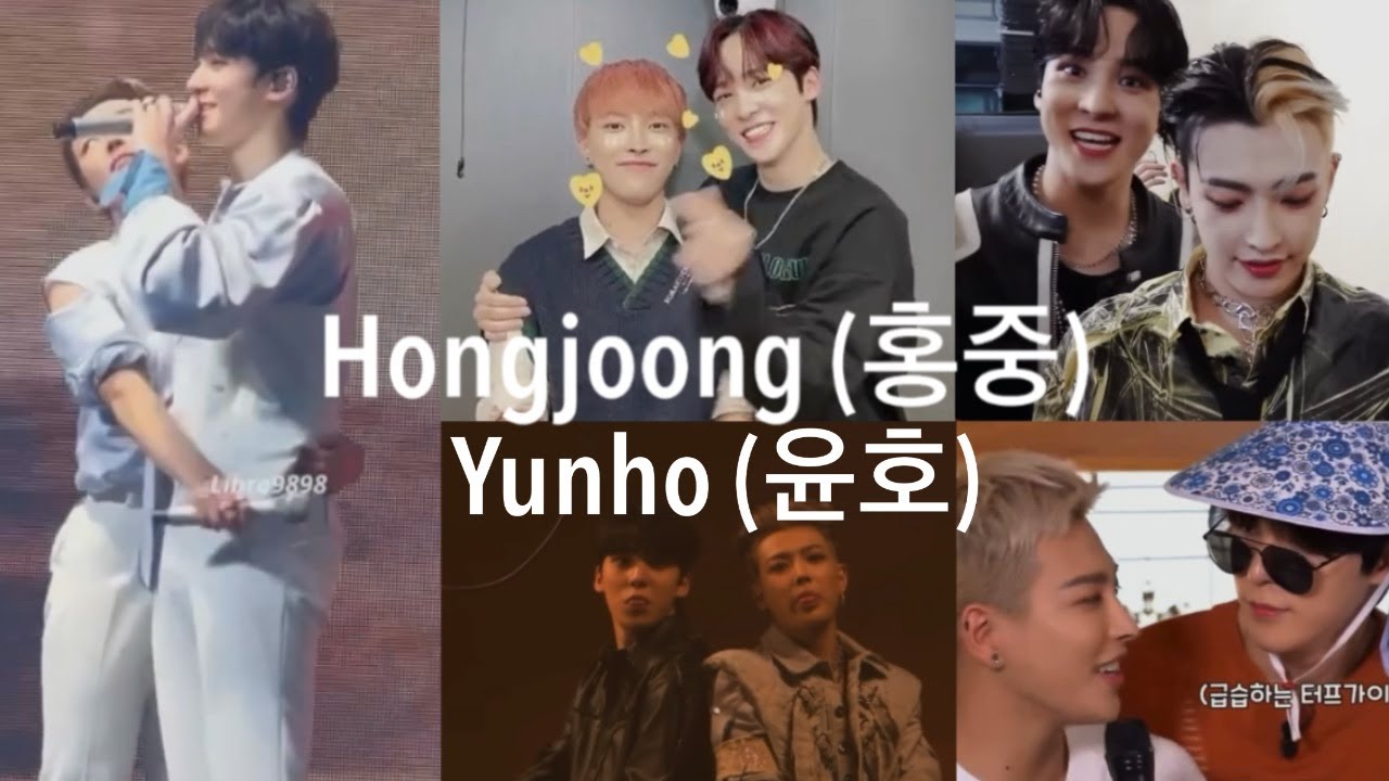 Hongjoong (홍중) and Yunho (윤호) | ATEEZ HOHONG compilation