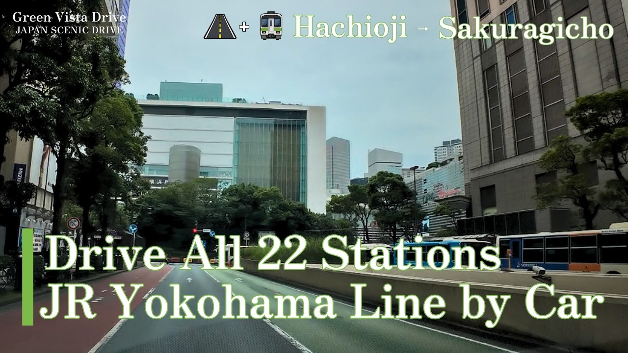 Tokyo Suburbs to Yokohama City | Every JR Yokohama Line Station by Car
