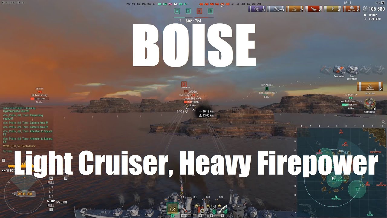 Boise - Light Cruiser, Heavy Firepower