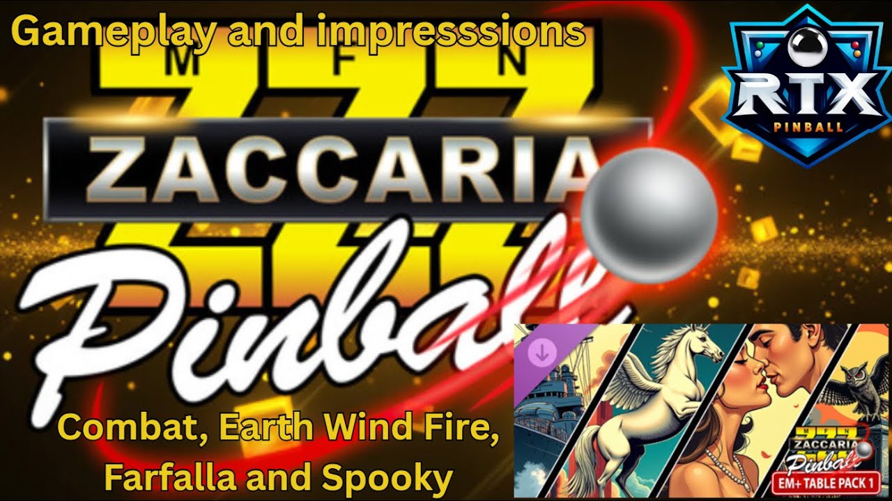EM+ Pack 1 for the Zaccaria Pinball on Steam, Gameplay and Impressions.