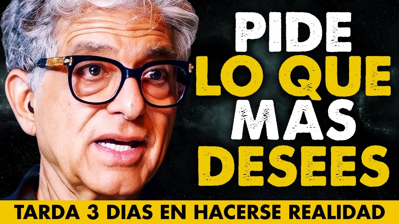 MANIFIESTA CUALQUIER COSA QUE DESEES EN 3 DÍAS (Amor, Dinero, Salud..) | Discurso Deepak Chopra