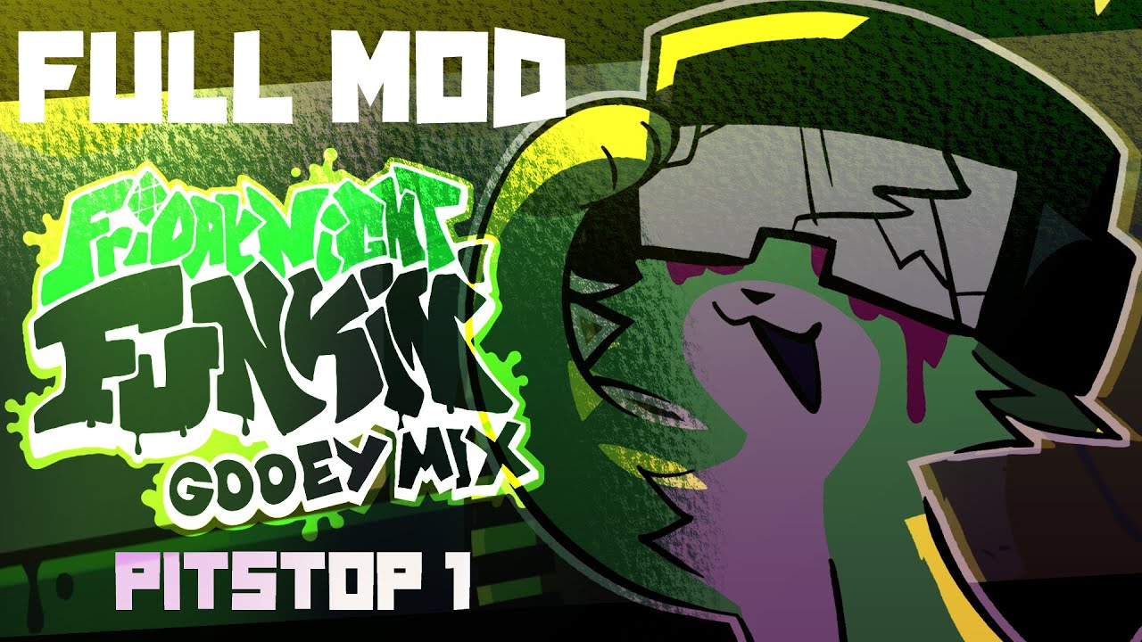 FNF Gooey Mix: Pitstop 1 [Обновление набора песен] Полное обновление