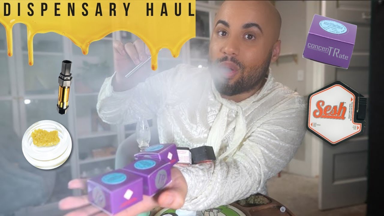 Dispensary Haul *Getting Stoned for 23 Minutes & 37 Seconds* // Sesh Cartridges & TR Concentrates