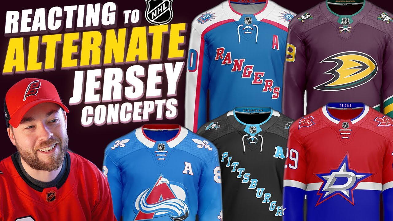 NHL Hockey Alternate Jersey Concepts!