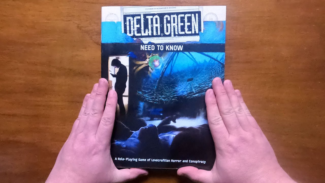 Need to know & Handler's screen for Delta Green:  the roleplaying game by Arc Dream Publishing