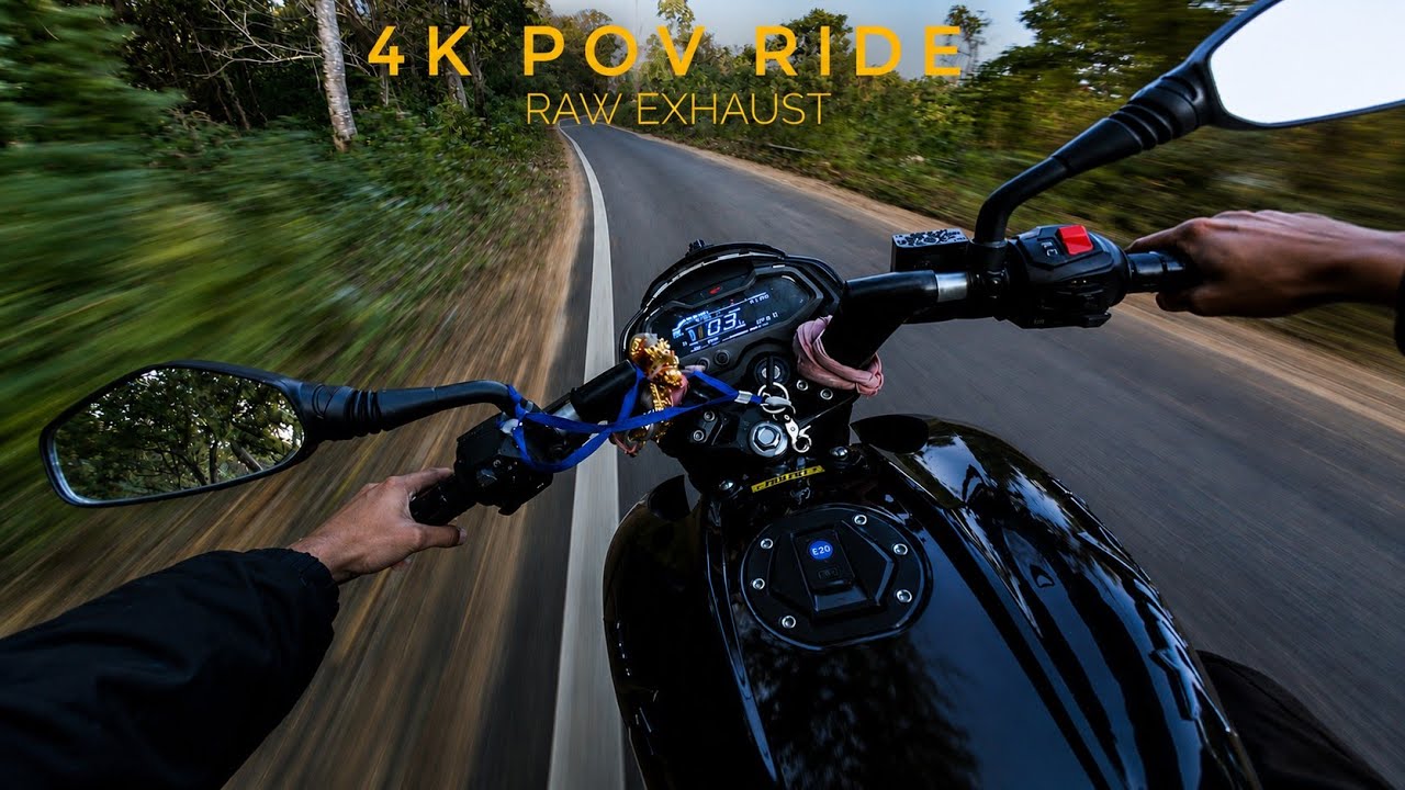 A Riders Paradise | NS200 4K POV Ride | Raw Sound