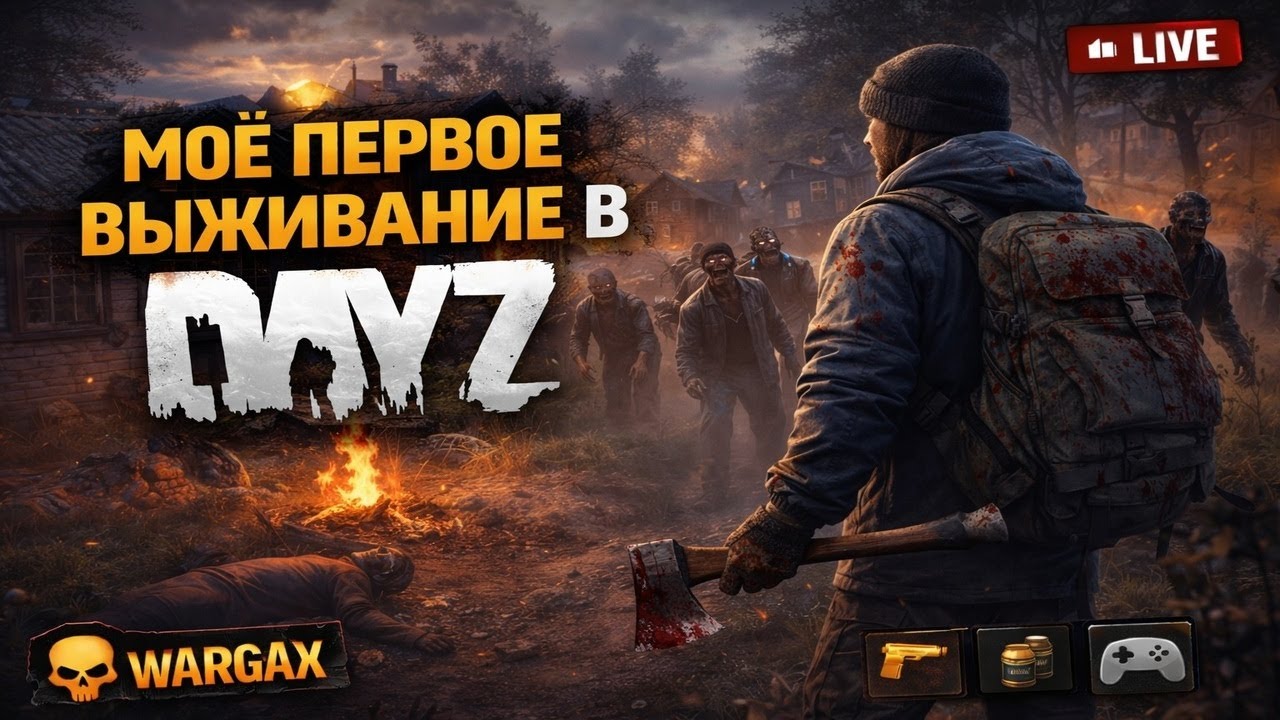 Первое выживание в DayZ | Начало пути, выбираем сервер