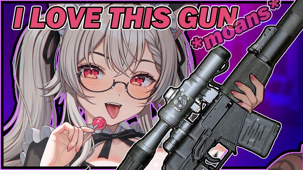 Saru ENJOYS this gun, maybe a little too much.