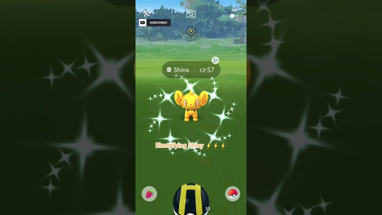 Getting Lucky With Electric Shiny Shinx in Pok&eacute;mon Go || #shorts