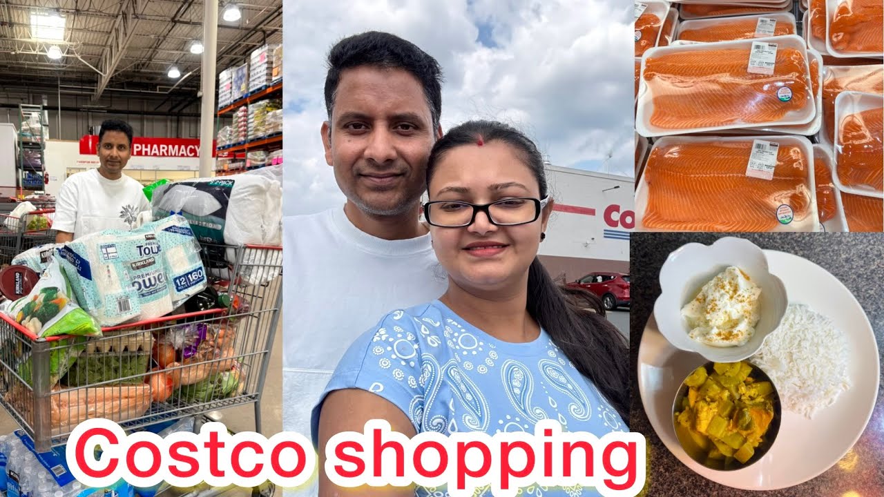 আজ বাজার করতে গেলাম Costco আর Indian bazaar নিয়ে এলাম রকমারি মাছ।এক চামচ তেলে আজকে দুপুরের রান্না।