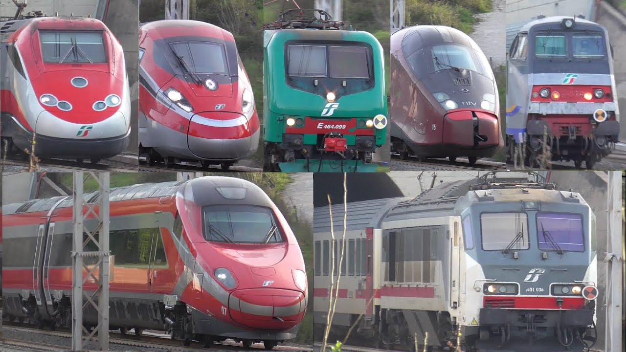 Итальянские скоростные поезда на линии Рим-Флоренция | Frecciarossa, Italo, Intercity