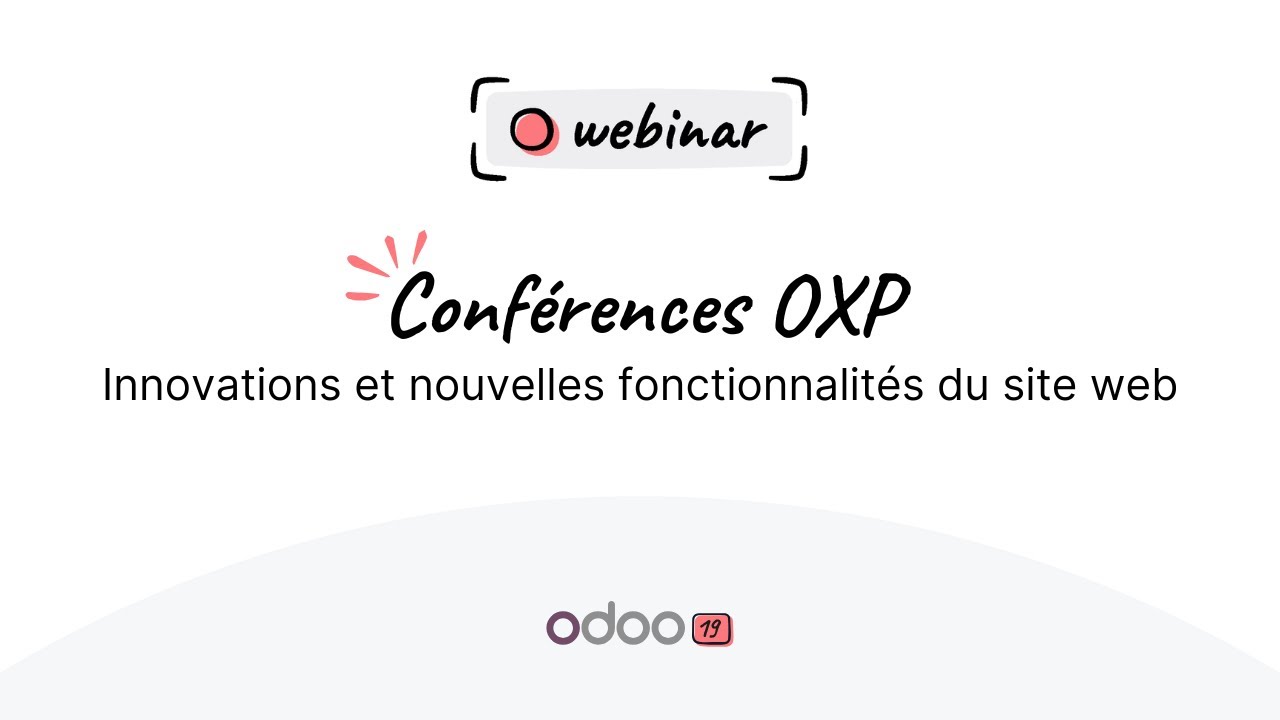 Webinaire - Odoo 19 : innovations et nouvelles fonctionnalités du site web