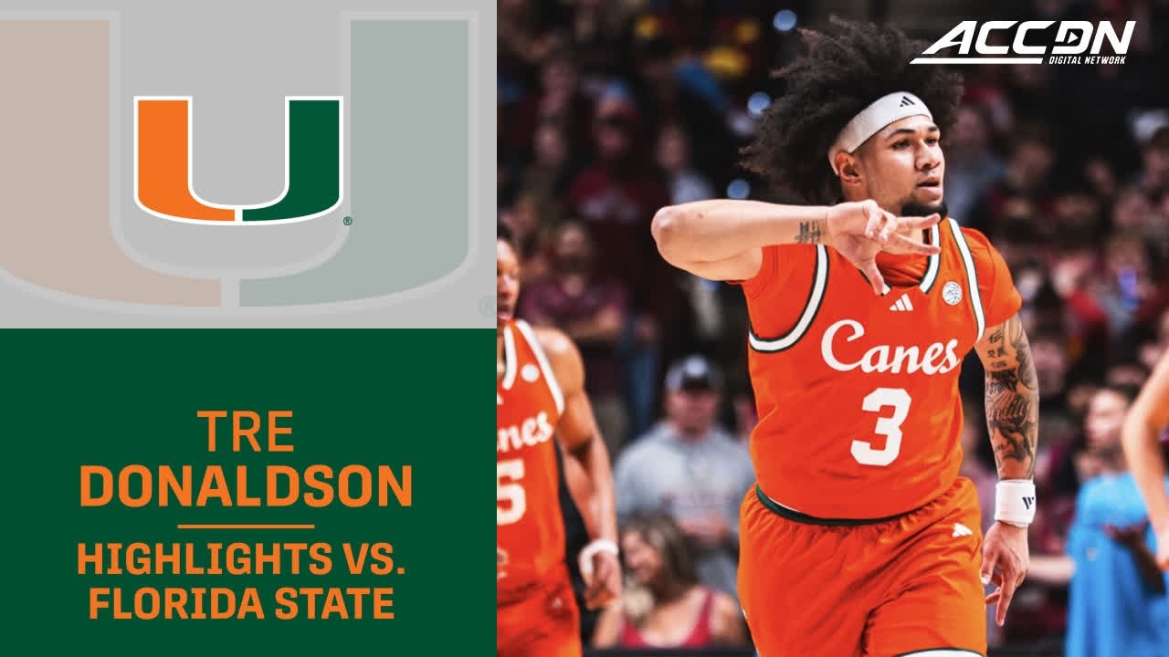 Miami's Malik Reneau Highlights vs. Florida State