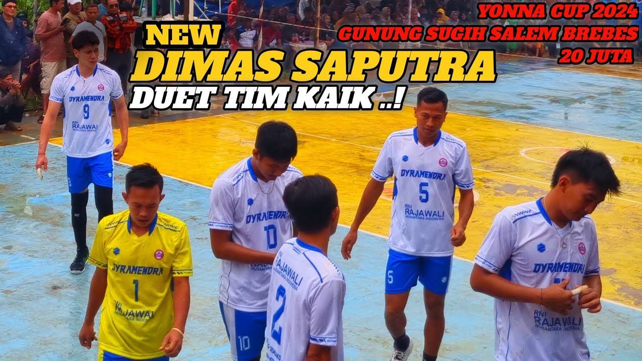 NEW: DIMAS SAPUTRA FT TIM KAIK RAYAKAN ACARA HUT YONNA CUP 2024 SALEM BREBES