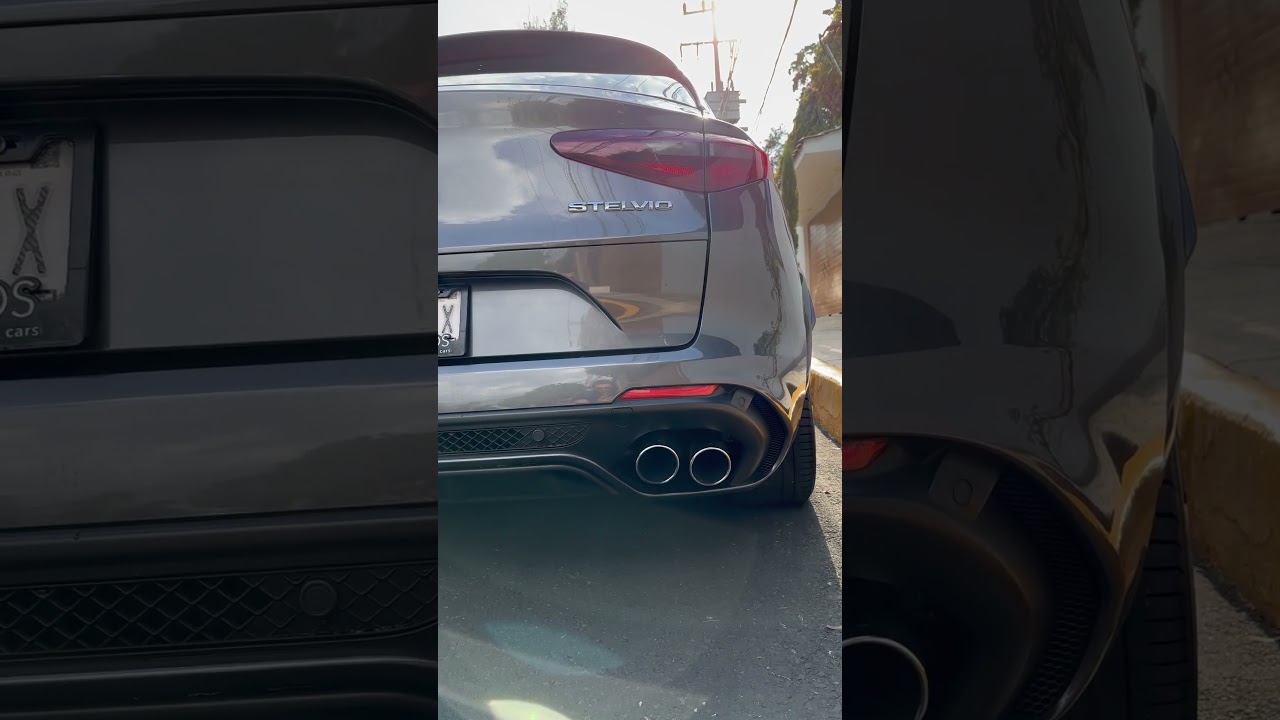 Alfa Romeo Stelvio Quadrifoglio Verde Exhaust REVS! LOUD🍀🍀     #Alfaromeo #Stelvio #quadrifoglio