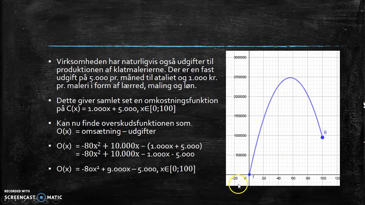 13.11 differentialregning - &oslash;konomisk eksempel