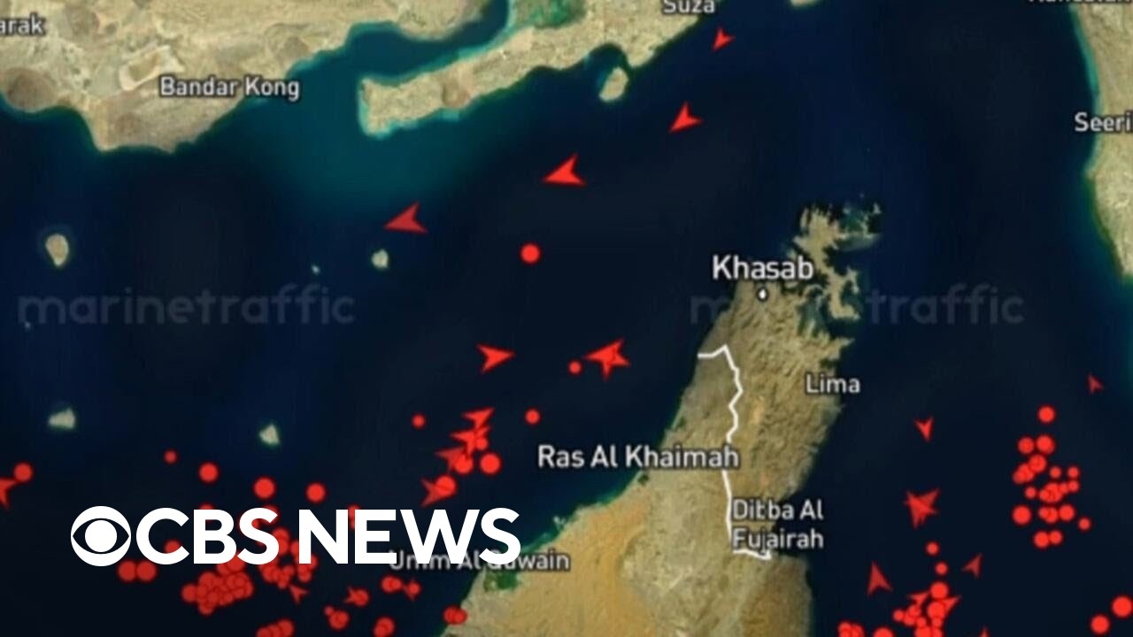 U.S. strikes Iran after it attacked a cargo ship in the Strait of Hormuz, CENTCOM says