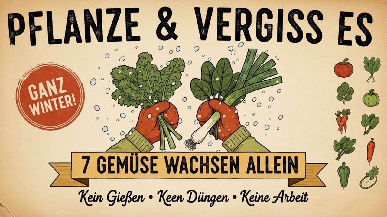 Die 7 einfachsten Gemüsesorten für den Herbst – pflanzen und den ganzen Winter vergessen!