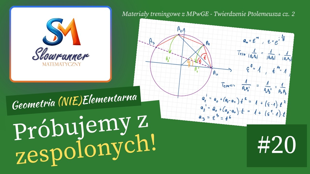 Twierdzenie Ptolemeusza - Materiały Treningowe z MPwGE - część druga