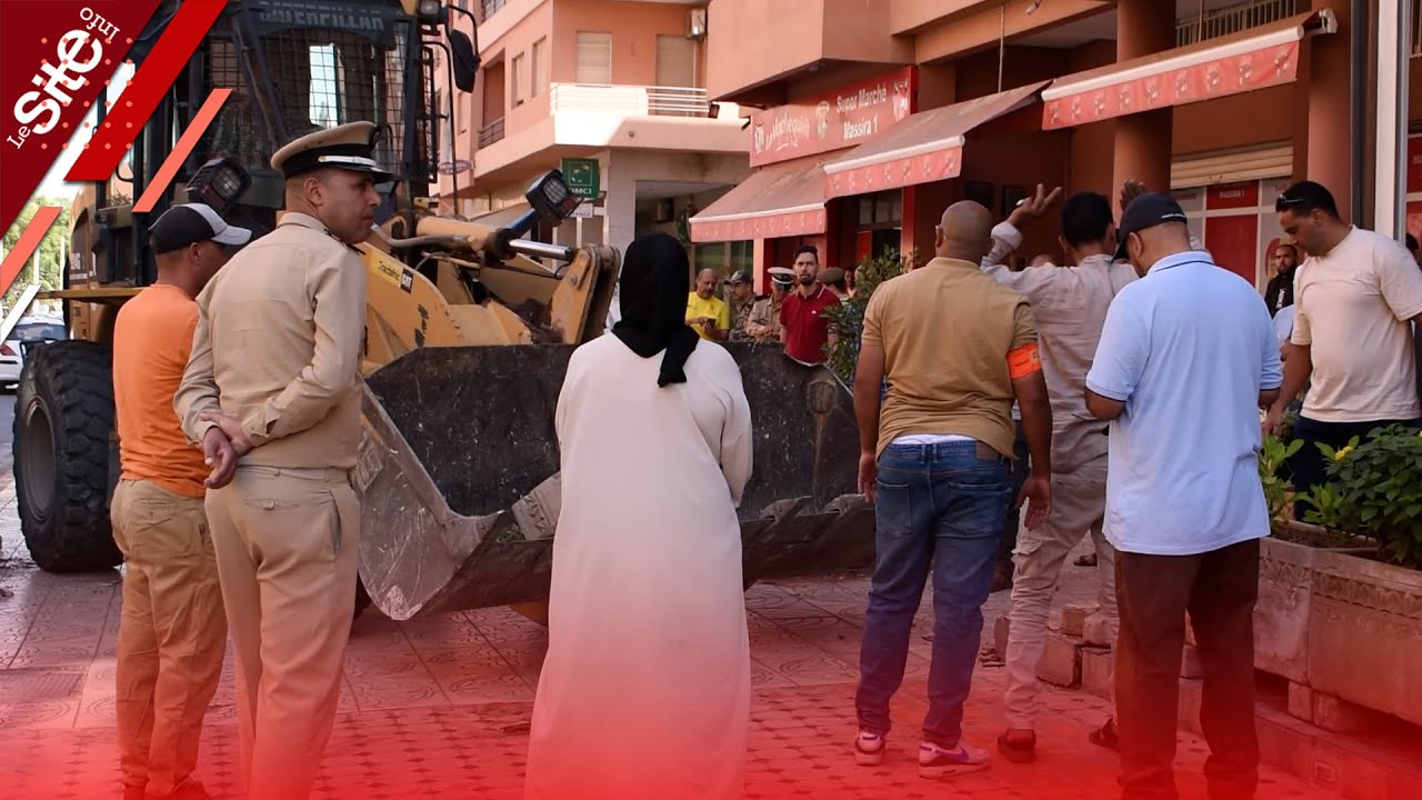 حملة واسعة لتحرير الملك العمومي بمدينة مراكش
