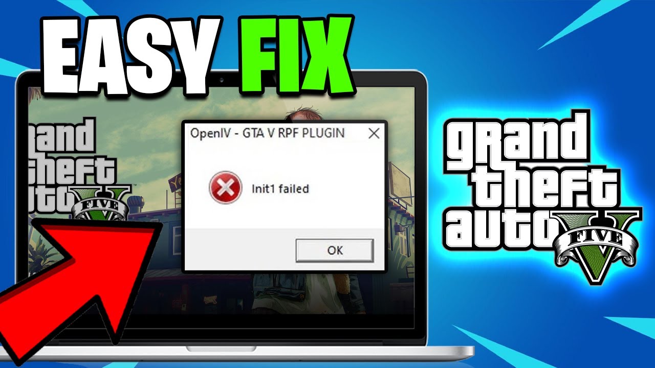 How To Fix GTA 5 Enhanced Init1 failed OpenIV - GTA V RPF PLUGIN