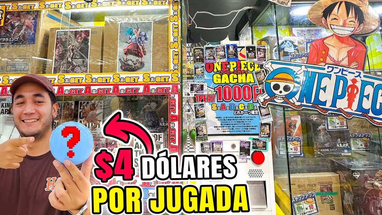 MI PRIMERA VEZ jugando GACHAPONES SORPRESA de ONE PIECE !