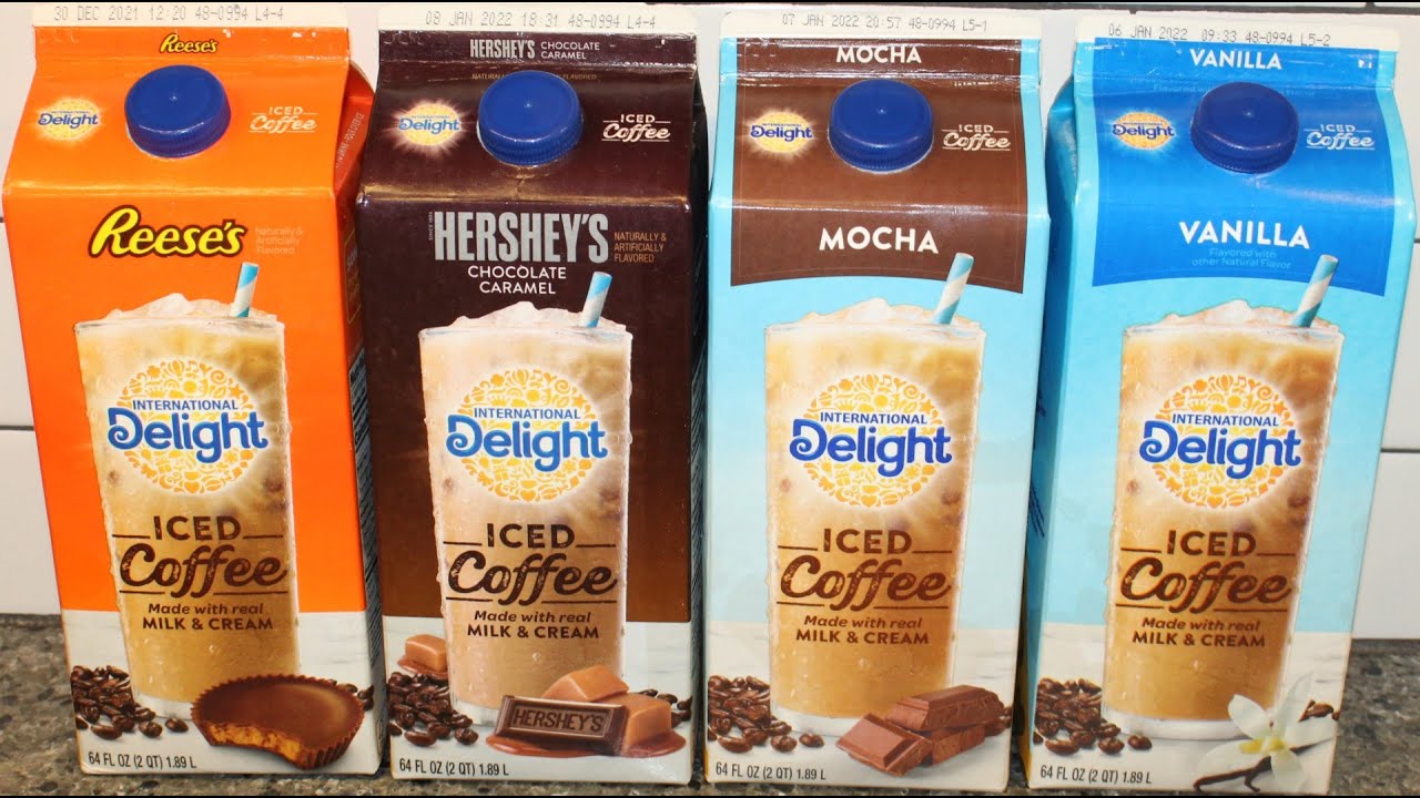 International Delight Iced Coffee: Reese’s, Hershey’s Chocolate Caramel, Mocha & Vanilla Review